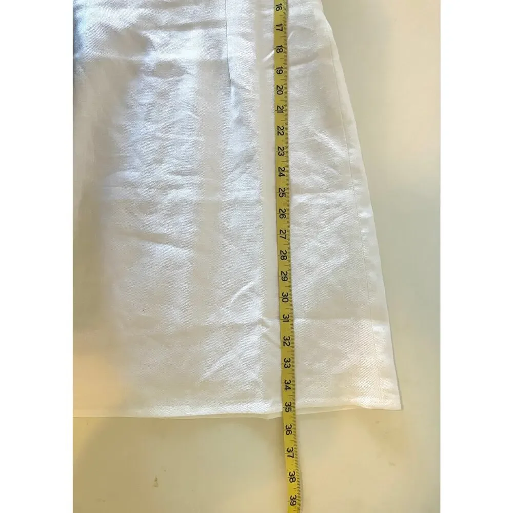 J. Crew Squareneck linen dress